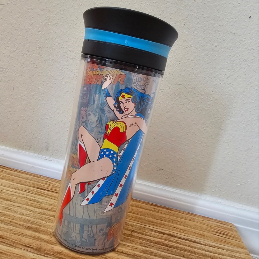 Zak designs wonder woman comic tumbler